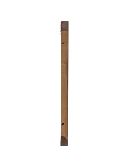 Testiera Naturale 120 cm Legno di teak solido