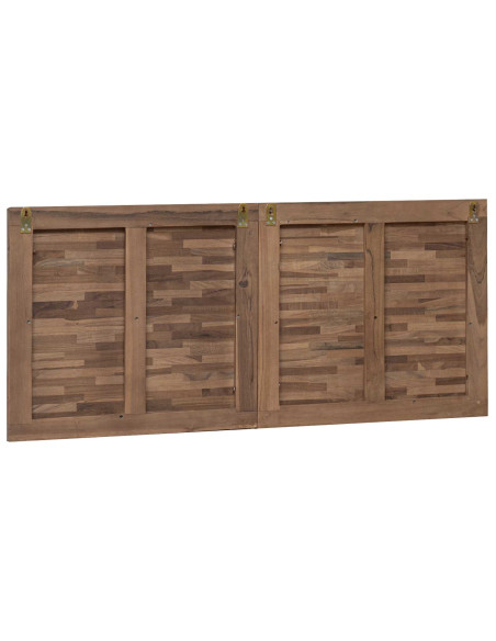 Testiera Naturale 120 cm Legno di teak solido
