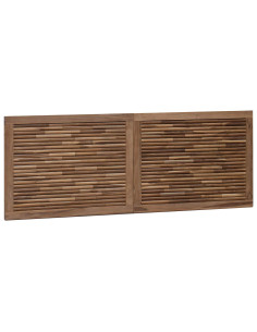 Testiera Naturale 140 cm Legno di teak solido 2