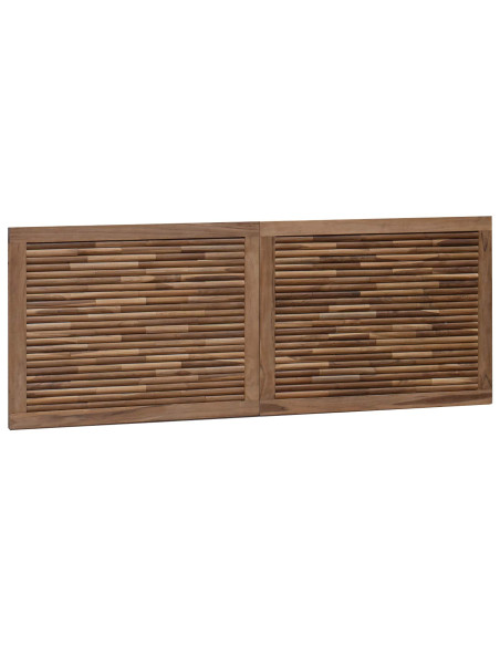 Testiera Naturale 140 cm Legno di teak solido