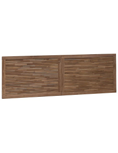 Testiera Naturale 160 cm Legno di teak solido 2