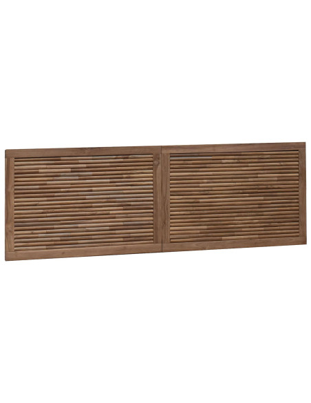 Testiera Naturale 160 cm Legno di teak solido