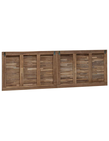Testiera Naturale 160 cm Legno di teak solido