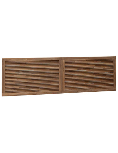 Testiera Naturale 180 cm Legno di teak solido