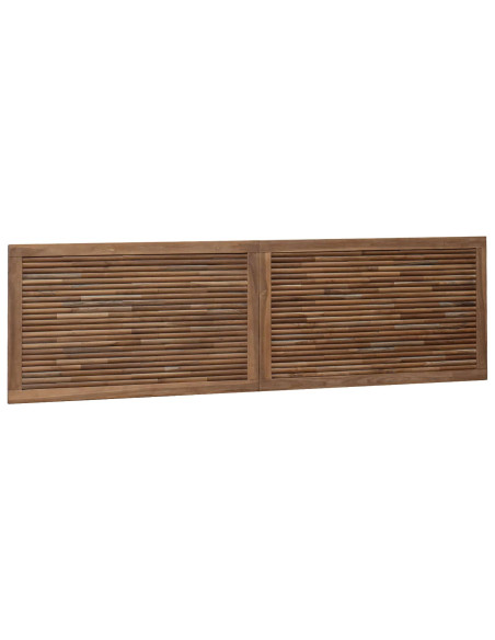 Testiera Naturale 180 cm Legno di teak solido
