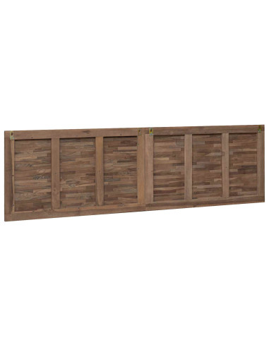 Testiera Naturale 180 cm Legno di teak solido