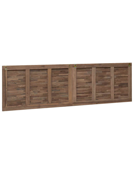 Testiera Naturale 180 cm Legno di teak solido