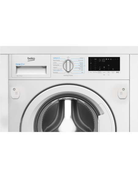 Beko b300 WIT8A4BW, Lavatrice da incasso Capacità 8kg, classe A, colore White, Motore Inverter BPM