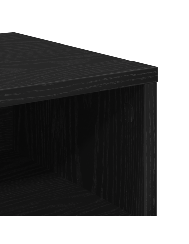 Armadio da Notte 2 pcs Rovere nero 40 x 40 x 30 cm