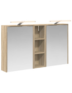 Set di Armadi da Bagno 3 pcs 106 x 16 x 62,5 cm 2