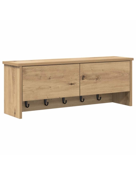 Appendiabiti a muro Rovere artigianale 80 x 20 x 30 cm