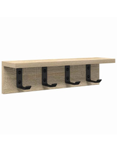 Appendiabiti a muro Rovere Sonoma 40 x 10,5 x 10,5 cm 2