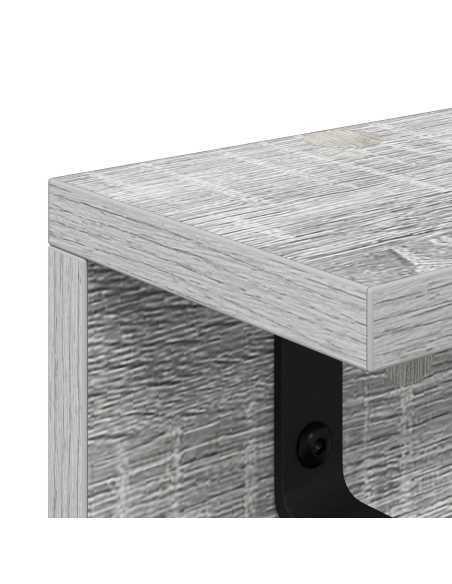 Appendiabiti a muro Grigio Sonoma 40 x 10,5 x 10,5 cm
