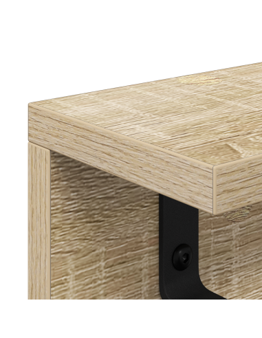 Appendiabiti a muro Rovere Sonoma 60 x 10,5 x 10,5 cm