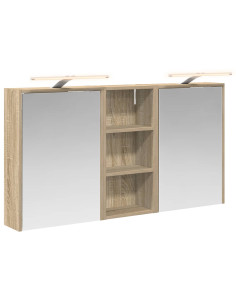 Set di Armadi da Bagno 3 pcs 116 x 16 x 62,5 cm 2