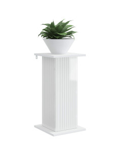 Supporto per piante Bianco Lucido 30,5 x 30 x 60,5 cm 2
