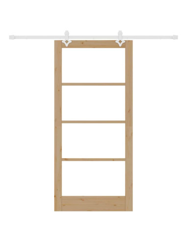 Porta scorrevole Naturale 93 x 202 cm