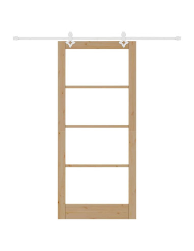 Porta scorrevole Naturale 93 x 211 cm