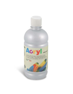 BOTT 500ML TEMP ACRILICA ARGENTO 2