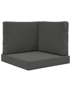 Cuscino per divano da esterno 3 pcs Antracite Poliestere 2