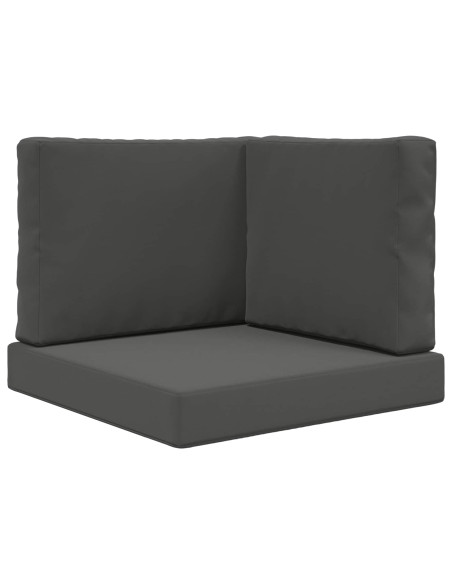 Cuscino per divano da esterno 3 pcs Antracite Poliestere
