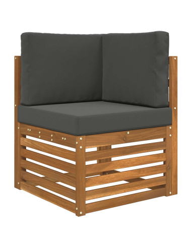 Cuscino per divano da esterno 3 pcs Antracite Poliestere