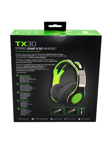 TX30 STEREO HEADSET XB1 BL/GR