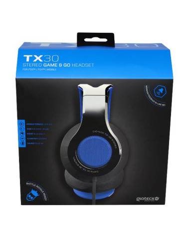 TX30 STEREO HEADSET PS4 BLUE