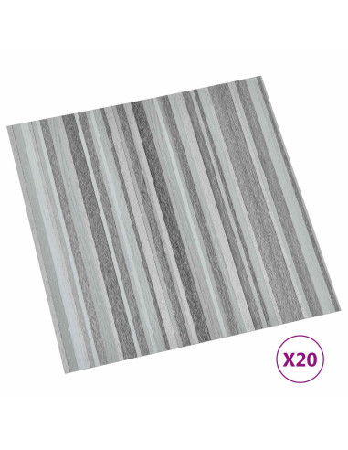 Plance per Pavimentazione Autoadesiva 30,5 x 30,5 cm 20 pcs PVC