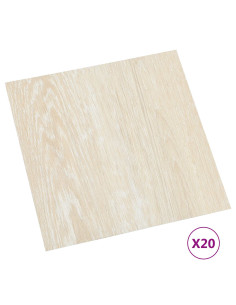 Plance per Pavimentazione Autoadesiva 30,5 x 30,5 cm 20 pcs PVC 2