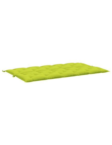 Cuscini per Panca 2 pz Verde Intenso 180x50x7 cm Tessuto Oxford