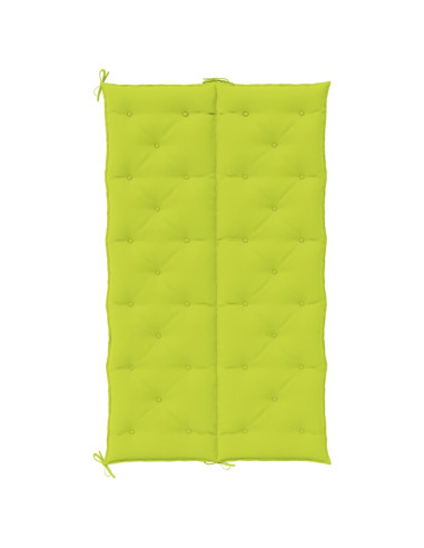 Cuscini per Panca 2 pz Verde Intenso 180x50x7 cm Tessuto Oxford