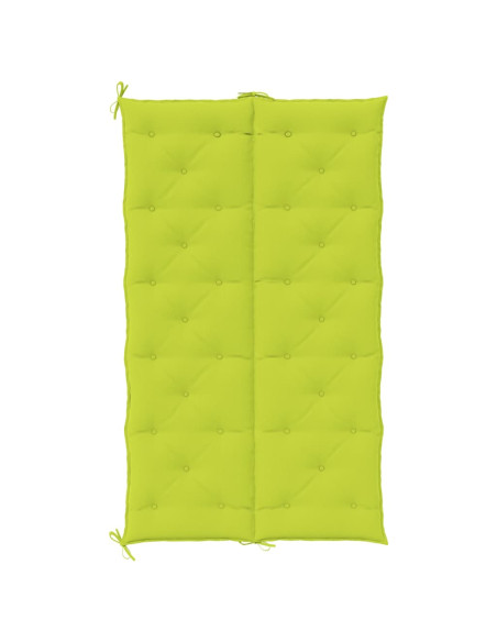Cuscini per Panca 2 pz Verde Intenso 180x50x7 cm Tessuto Oxford