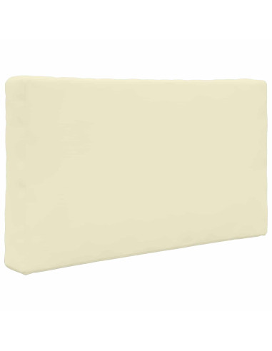 Cuscino per divano da esterno 3 pcs Crema Poliestere