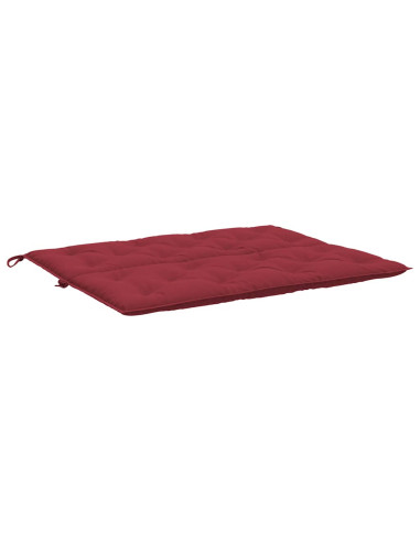Cuscini per Panca 2 pz Rosso Vino 120x50x7 cm in Tessuto Oxford