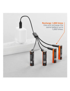 AA USB-C RECHARGEABLE BATTERY 4PZ. 2