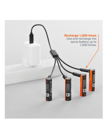 AA USB-C RECHARGEABLE BATTERY 4PZ.