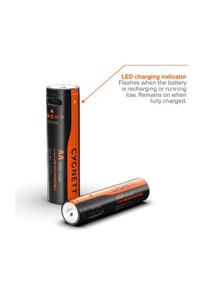 AAA USB-C RECHARGEABLE BATTERY 4PZ.