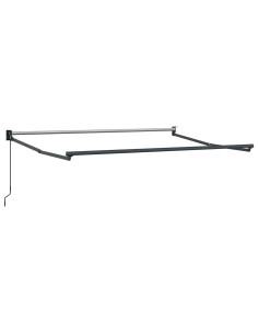 Tenda retrattile manuale Giallo e bianco 2,5 x 2 m 2