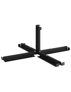 Base per ombrellone per palo da 25–50 mm Nero 2