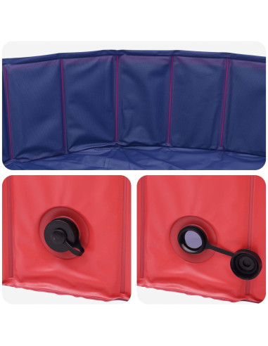 Piscina per bambini Rosso Ø200 x 30 cm
