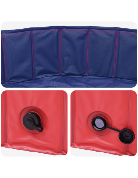 Piscina per bambini Rosso Ø200 x 30 cm