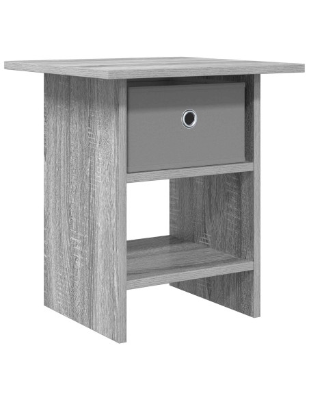 Comodino Grigio Sonoma 41 x 40 x 45 cm Legno multistrato