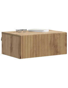 Mobiletto da notte a muro Rovere Artigianale 49 x 34,5 x 20 cm 2