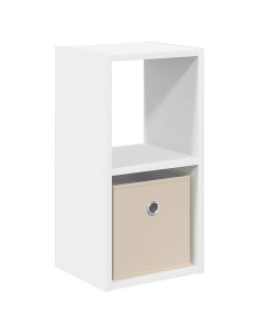 Comodino Bianco 25,5 x 22 x 49,5 cm Legno multistrato 2