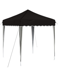 Tenda per feste a pop-up Nero 195 x 195 x 245 cm Tessuto Oxford 2