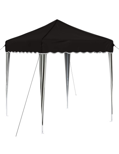 Tenda per feste a pop-up Nero 195 x 195 x 245 cm Tessuto Oxford