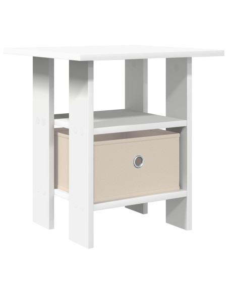 Comodino con cassetto Bianco 41 x 40 x 45 cm Legno multistrato