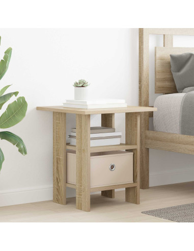 Comodino 2 pcs Rovere Sonoma 41 x 40 x 45 cm Legno multistrato