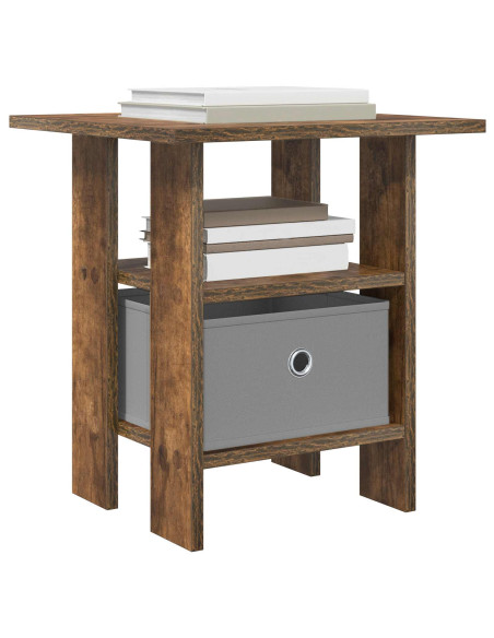 Comodino Rovere fumé 41 x 40 x 45 cm Legno multistrato
